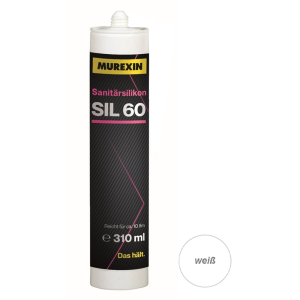 Murexin silicon sanitar sil60 premium classic weiss 310ml