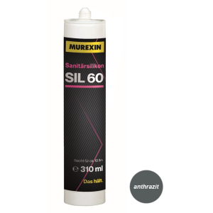 Murexin silicon sanitar sil60 premium classic anthrazit 310ml