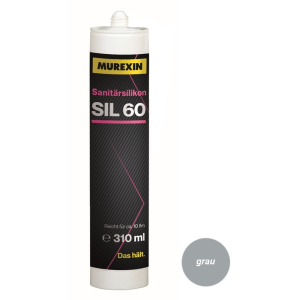 murexin silicon sanitar sil60 premium classic grau 310ml