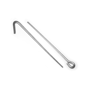 exing tija cu bucla/carlig 1000mm, 100buc/leg