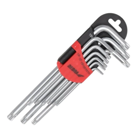 Dedra ded06f221 Chei torx lungi t10-t50 set 9buc