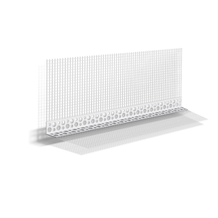 Profil PVC cu plasa 10x15cm 2.5ml