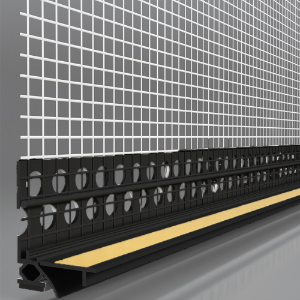 Ejot profil pvc cu plasa LS2 FLEX ferestre si usi 2.6 ml/buc ANTRACIT