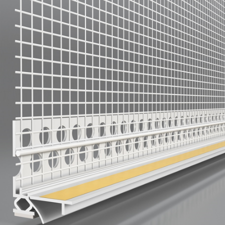 Ejot profil pvc cu plasa LS2 FLEX ferestre si usi 2.6ml/buc ALB