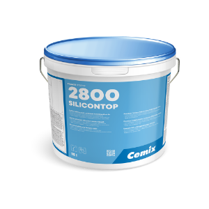 CEMIX 2800 vopsea lavabila exterior SILICONTOP 15 L , BAZA 5 (ALB)