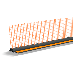 Profil PVC cu plasa pentru protectie usi si ferestre 9mm Antracit